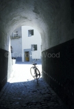 Bicycle in Pedestrian Tunnel Chur Switzerland/ with Painterly Effect